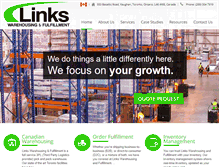 Tablet Screenshot of linkscorp.ca